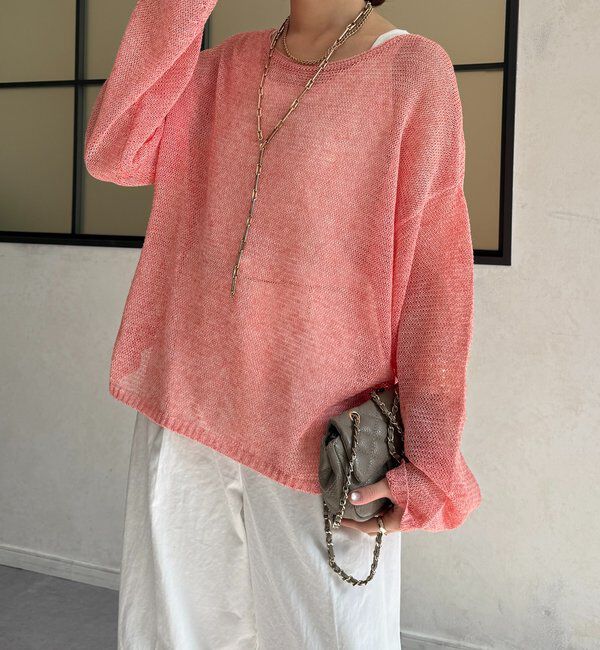  「メランジプルオーバー」|ニット・セーター|