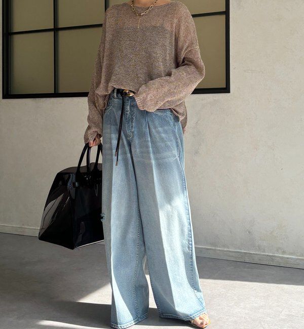  「メランジプルオーバー」|ニット・セーター|