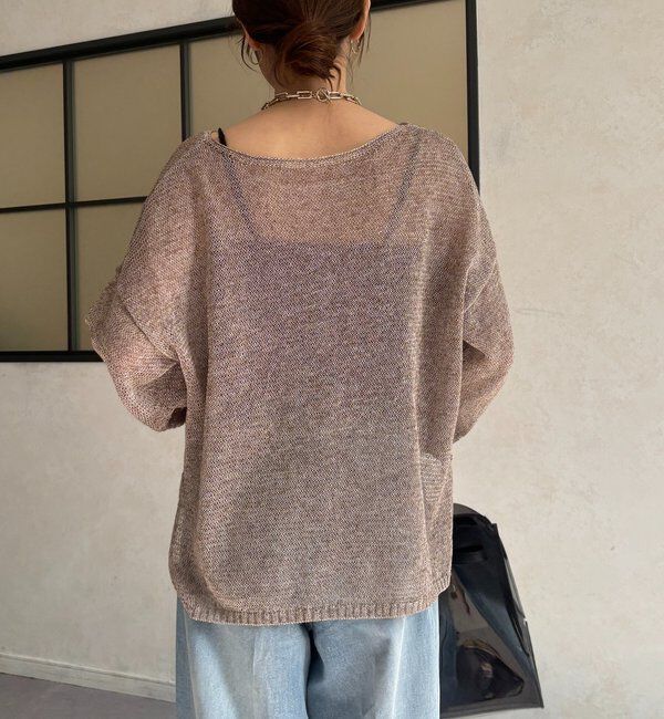  「メランジプルオーバー」|ニット・セーター|