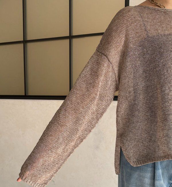  「メランジプルオーバー」|ニット・セーター|