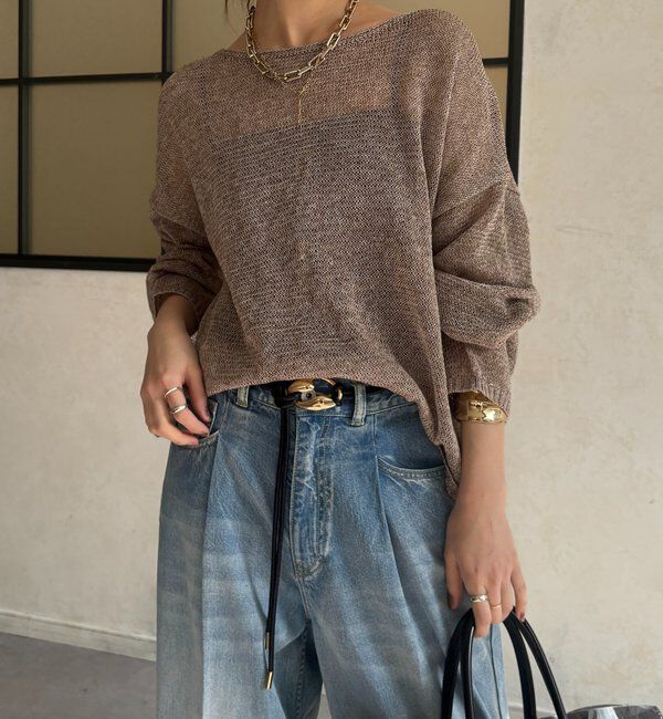  「メランジプルオーバー」|ニット・セーター|