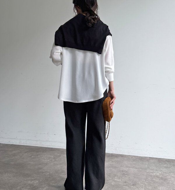  「【全骨格細見え！】リネンバイヤスパンツ」|チノ|