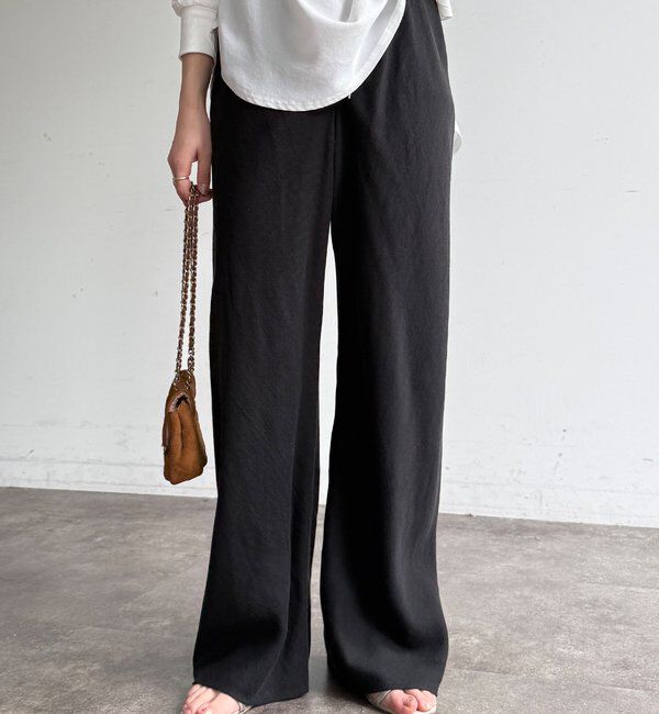  「【全骨格細見え！】リネンバイヤスパンツ」|チノ|