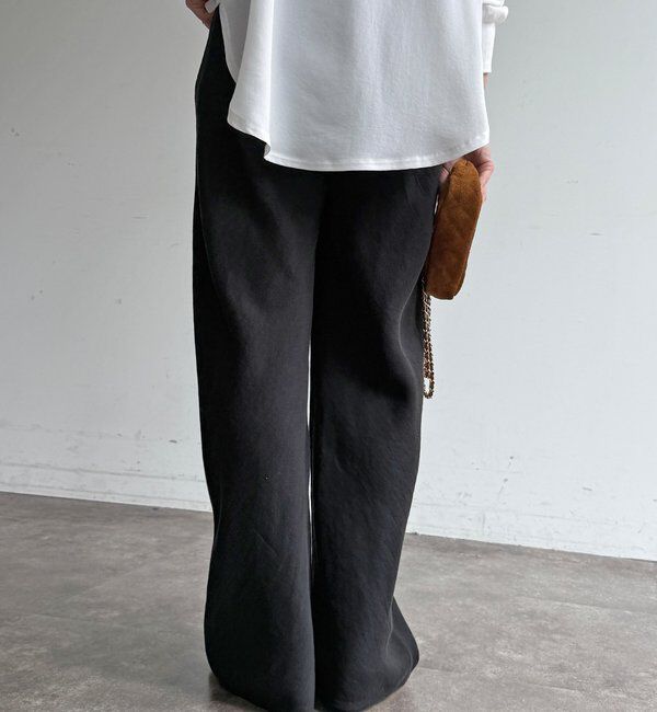  「【全骨格細見え！】リネンバイヤスパンツ」|チノ|