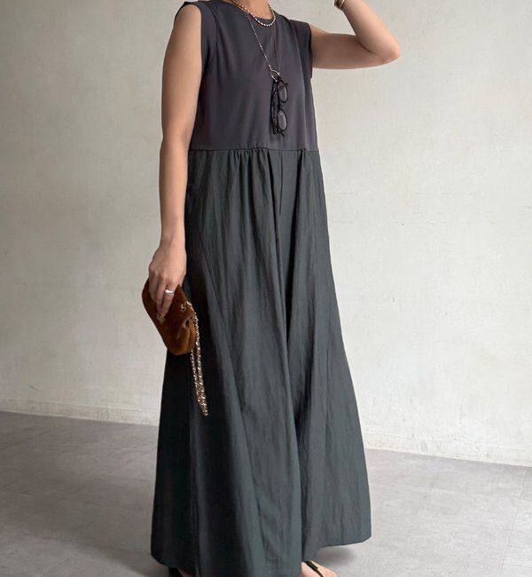  「【WEB限定】ドッキングサロペット」|ワンピース|