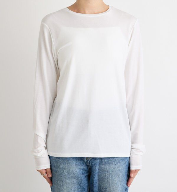  「【リバイバル/一枚でも重ねても】フライスクルーTee」|Tシャツ・カットソー|