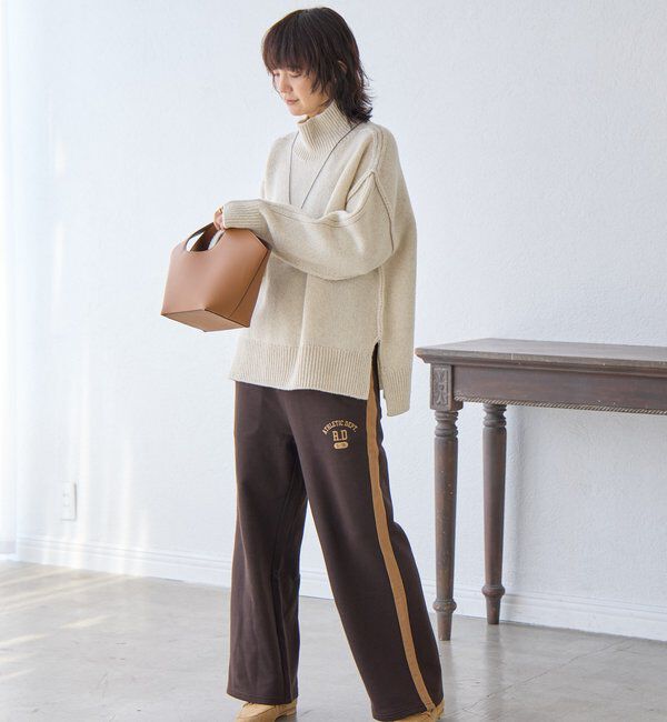  「【暖かな素材感/リバイバル】MIXヤーンタートルニット」|ニット・セーター|