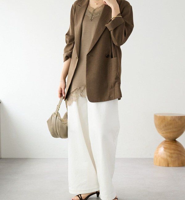  「予約【新色追加/ウォッシャブル】シアースラブオーバージャケット」|テーラードジャケット|