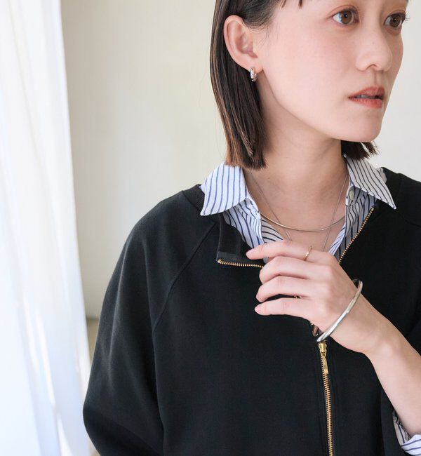  「【新色追加/抜け感◎】ハーフZIPスウェット」|Tシャツ・カットソー|