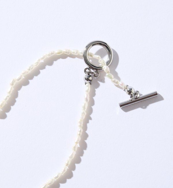  「【顔回りを華やかに】ミニパールショートネックレス」|ブローチ・コサージュ|