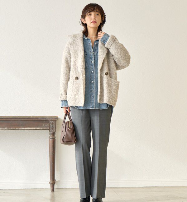  「【インフルエンサーYossshiiii企画】ボアライクコーディガン」|カーディガン|