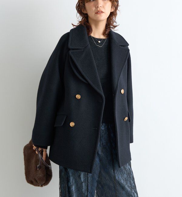  「【リバイバル/新色追加】ラグランPコート」|ピーコート|