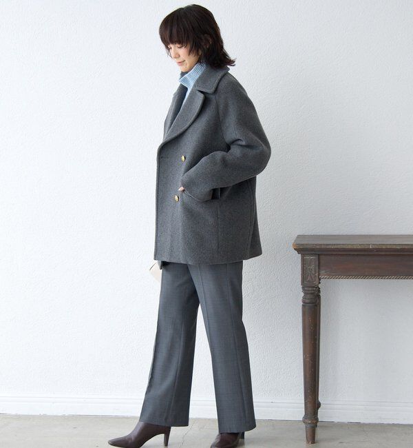  「【リバイバル/新色追加】ラグランPコート」|ピーコート|