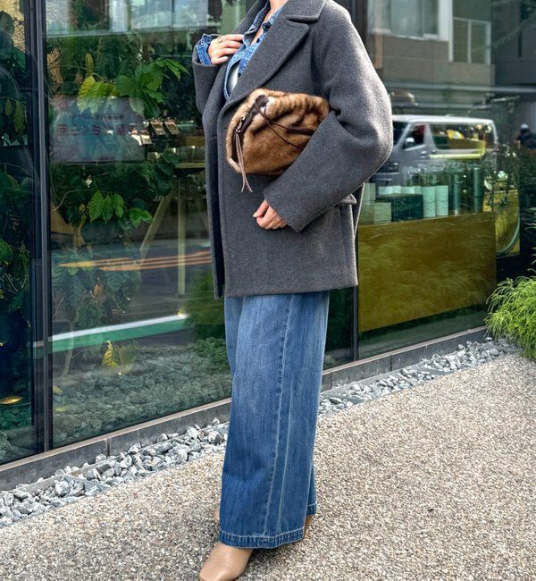  「【リバイバル/新色追加】ラグランPコート」|ピーコート|