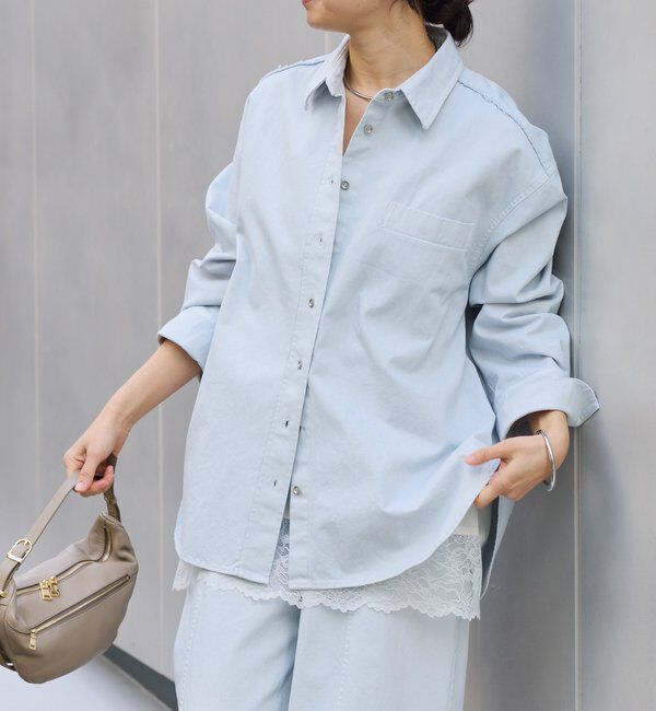  「【新色追加/鮮度抜群】レーストリムキャミソール」|シャツ・ブラウス|