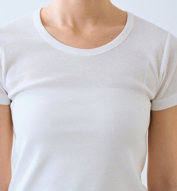  「【すっきり見え】コンパクトフライスTee」|Tシャツ・カットソー|