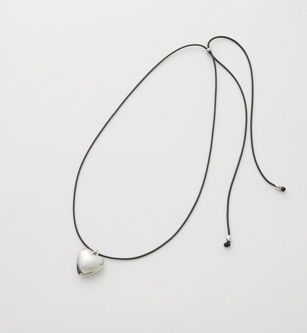  「【首元のアクセントに】HEARTスライドコードネックレス」|ネックレス|