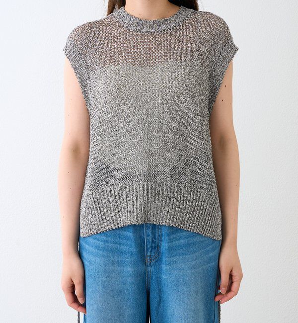  「予約【鮮度抜群】ラスティックニットベスト」|ニット・セーター|