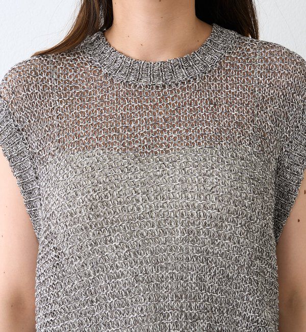  「予約【鮮度抜群】ラスティックニットベスト」|ニット・セーター|