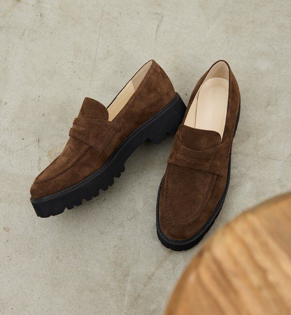  「【2.718】スエードローファー」|その他|