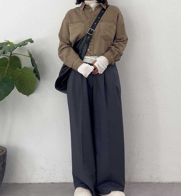  「【セットアップ対応】リヨセルショートシャツ」|シャツ・ブラウス|