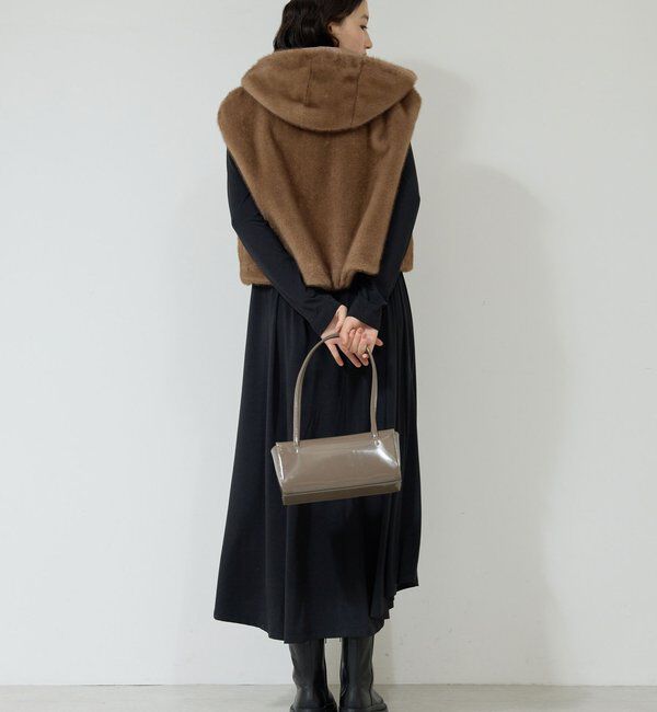  「【プラスワンで着映え！】フーディーファーベスト」|ベスト・ジレ|