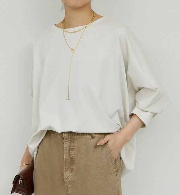  「【セットアップ対応】キュプラジャージードルマンプルオーバー」|Tシャツ・カットソー|オフホワイト