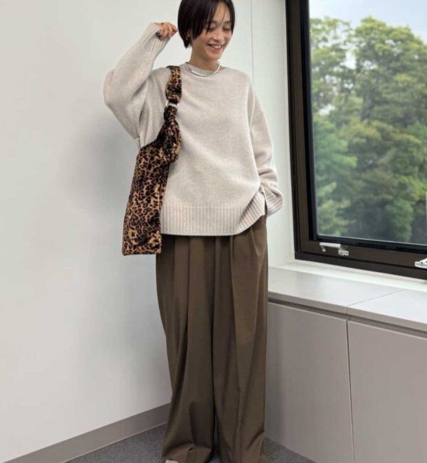  「【SACHIKOコラボ】2タックワイドパンツ」|チノ|