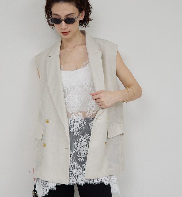  「メッシュダブルジレ」|ベスト・ジレ|