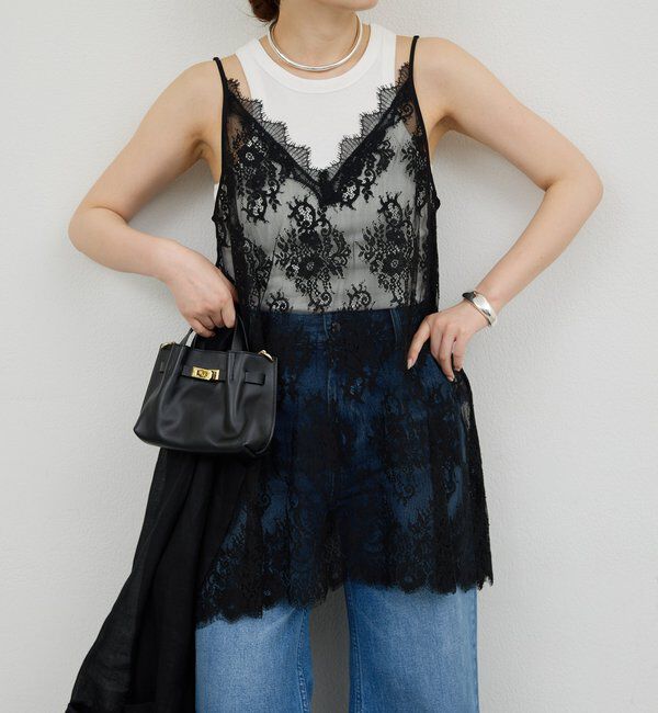  「コードレースキャミチュニック」|シャツ・ブラウス|