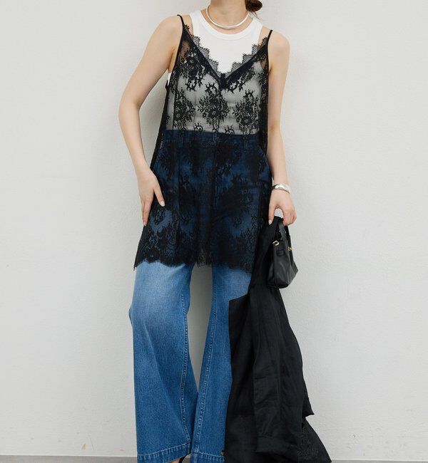  「コードレースキャミチュニック」|シャツ・ブラウス|