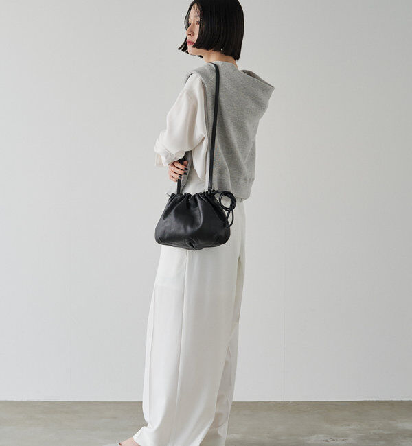  「レザー巾着4WAYショルダーバッグ」|ショルダー・メッセンジャー|