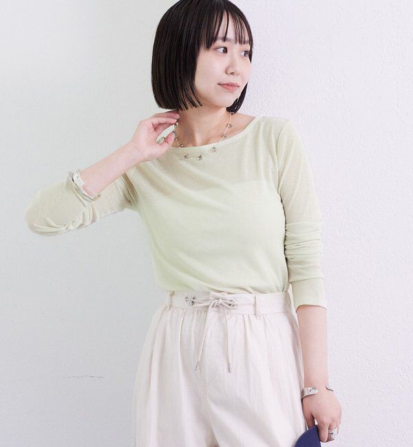  「newシアーロングTシャツ」|Tシャツ・カットソー|