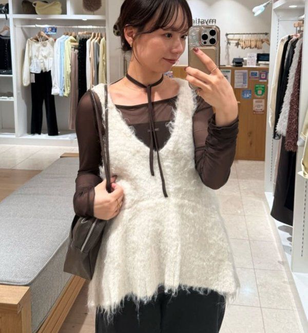  「ドットティアードプルオーバー」|Tシャツ・カットソー|