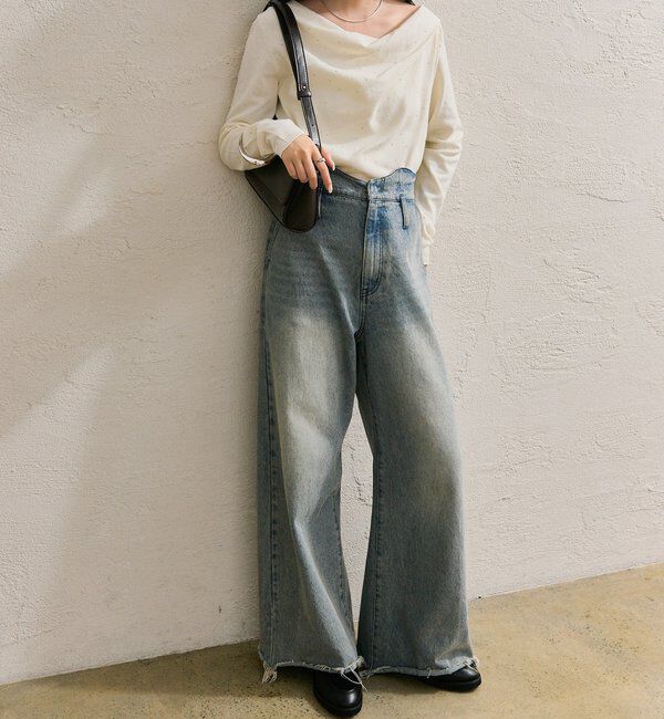  「オフショルリブニット」|ニット・セーター|