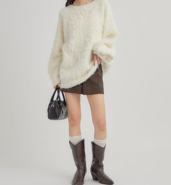  「ふわふわシャギーニット」|ニット・セーター|