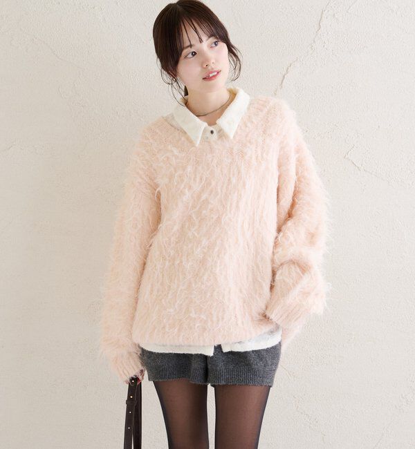  「ふわふわシャギーニット」|ニット・セーター|