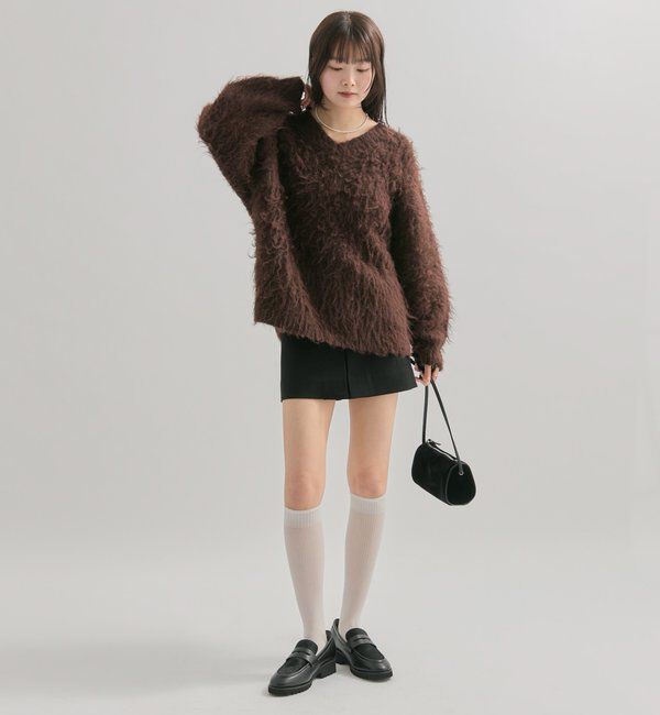  「ふわふわシャギーニット」|ニット・セーター|