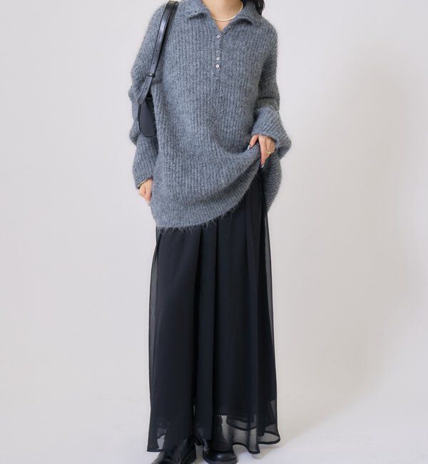  「シアーキャミSETワンピース」|ワンピース|