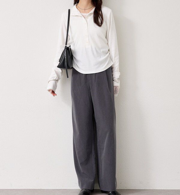  「リブヘンリーネックプルオーバー」|Tシャツ・カットソー|