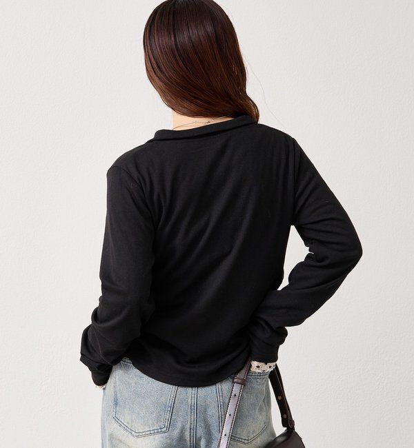  「リブヘンリーネックプルオーバー」|Tシャツ・カットソー|