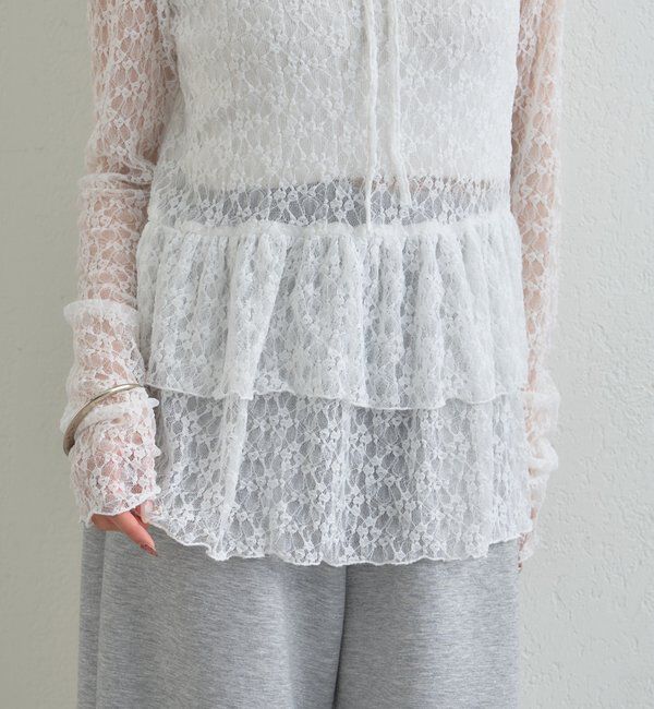  「26SSドットティアードプルオーバー」|Tシャツ・カットソー|