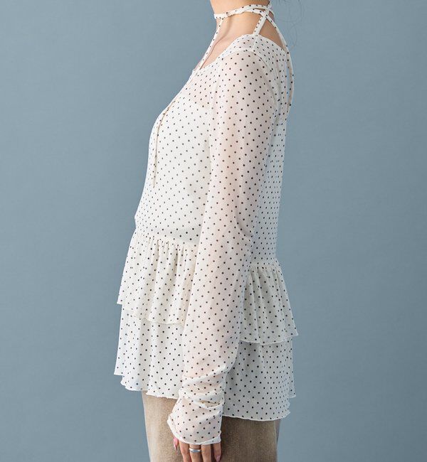  「26SSドットティアードプルオーバー」|Tシャツ・カットソー|