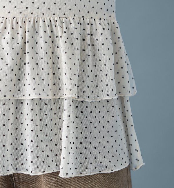  「26SSドットティアードプルオーバー」|Tシャツ・カットソー|