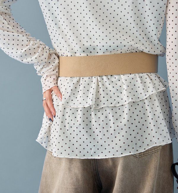  「26SSドットティアードプルオーバー」|Tシャツ・カットソー|