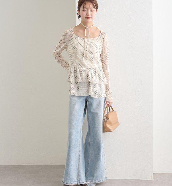  「26SSドットティアードプルオーバー」|Tシャツ・カットソー|