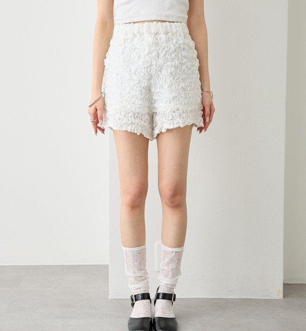  「エアリーシャーリングショートパンツ」|チノ|