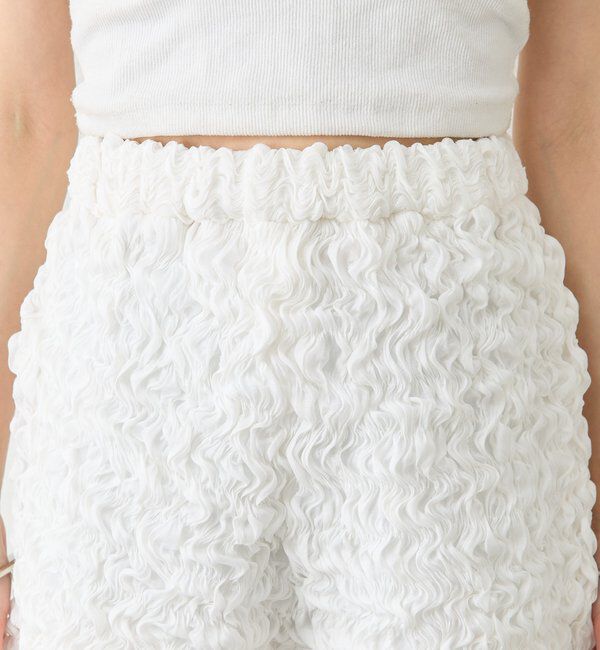  「エアリーシャーリングショートパンツ」|チノ|