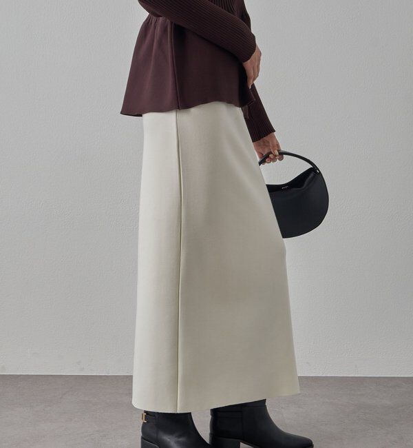  「【Lサイズも登場！】ポンチZIPタイトスカート」|スカート|