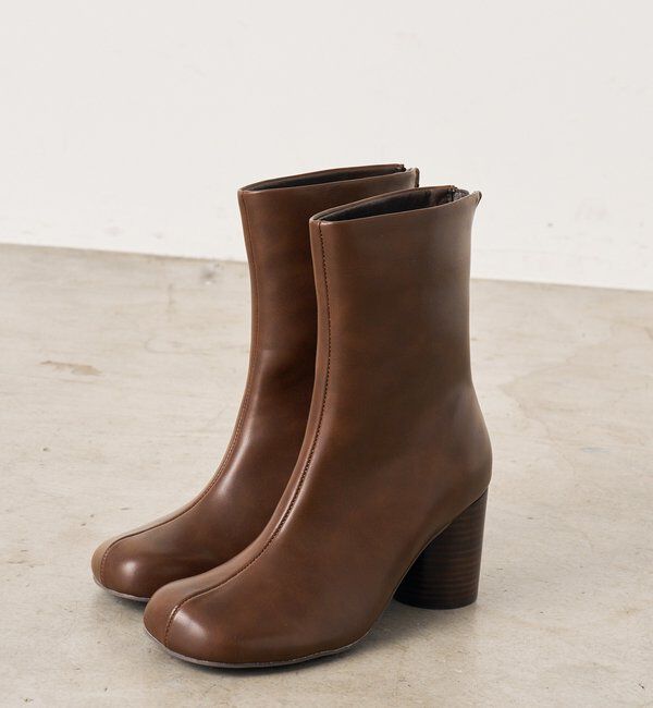  「【GALENA/ガレナ】サークルヒールブーツ」|ショートブーツ|